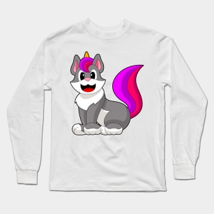 Cat Unicorn Long Sleeve T-Shirt